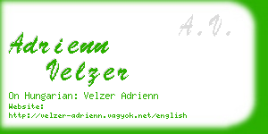 adrienn velzer business card